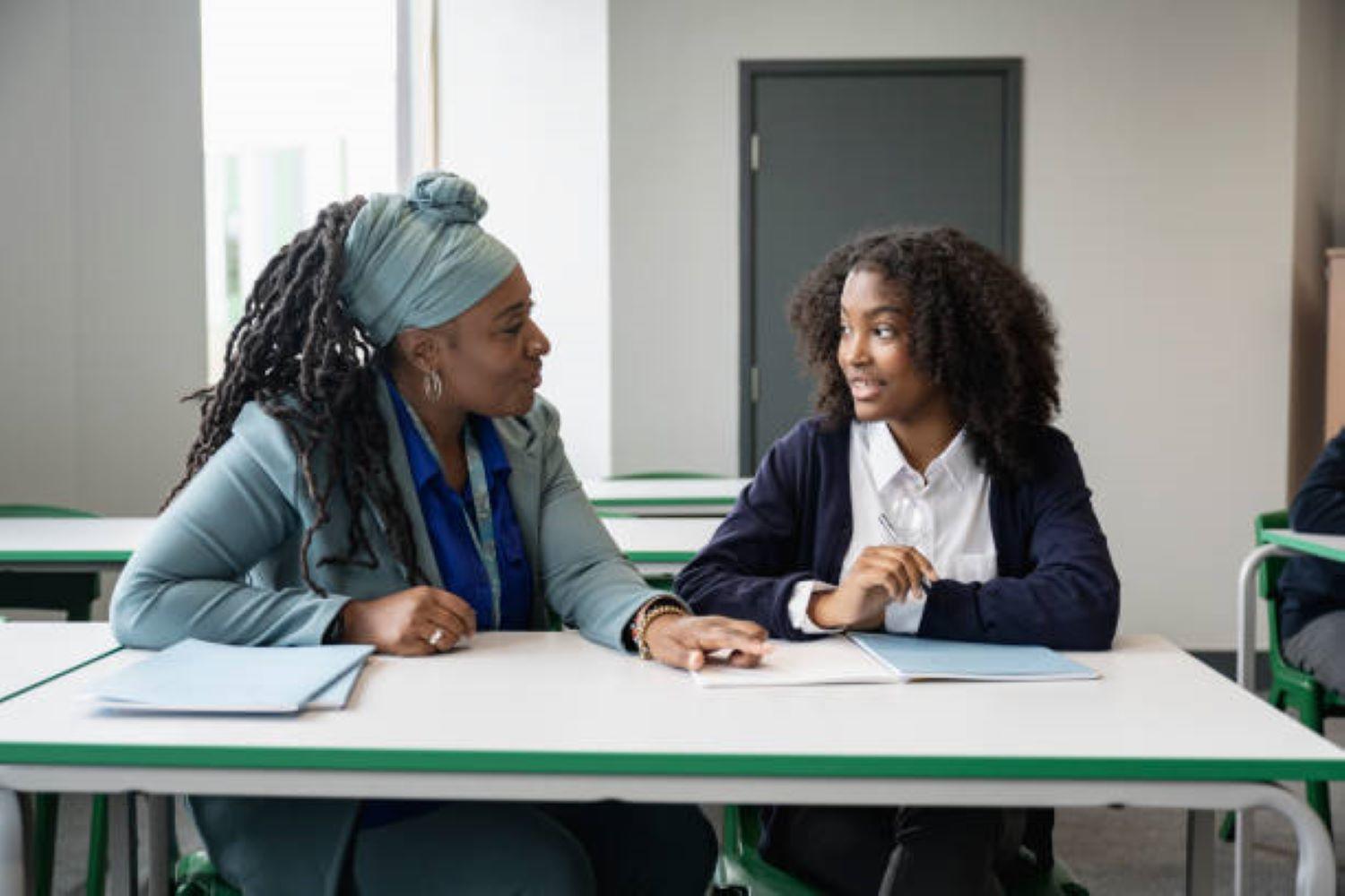 A tutor and a student