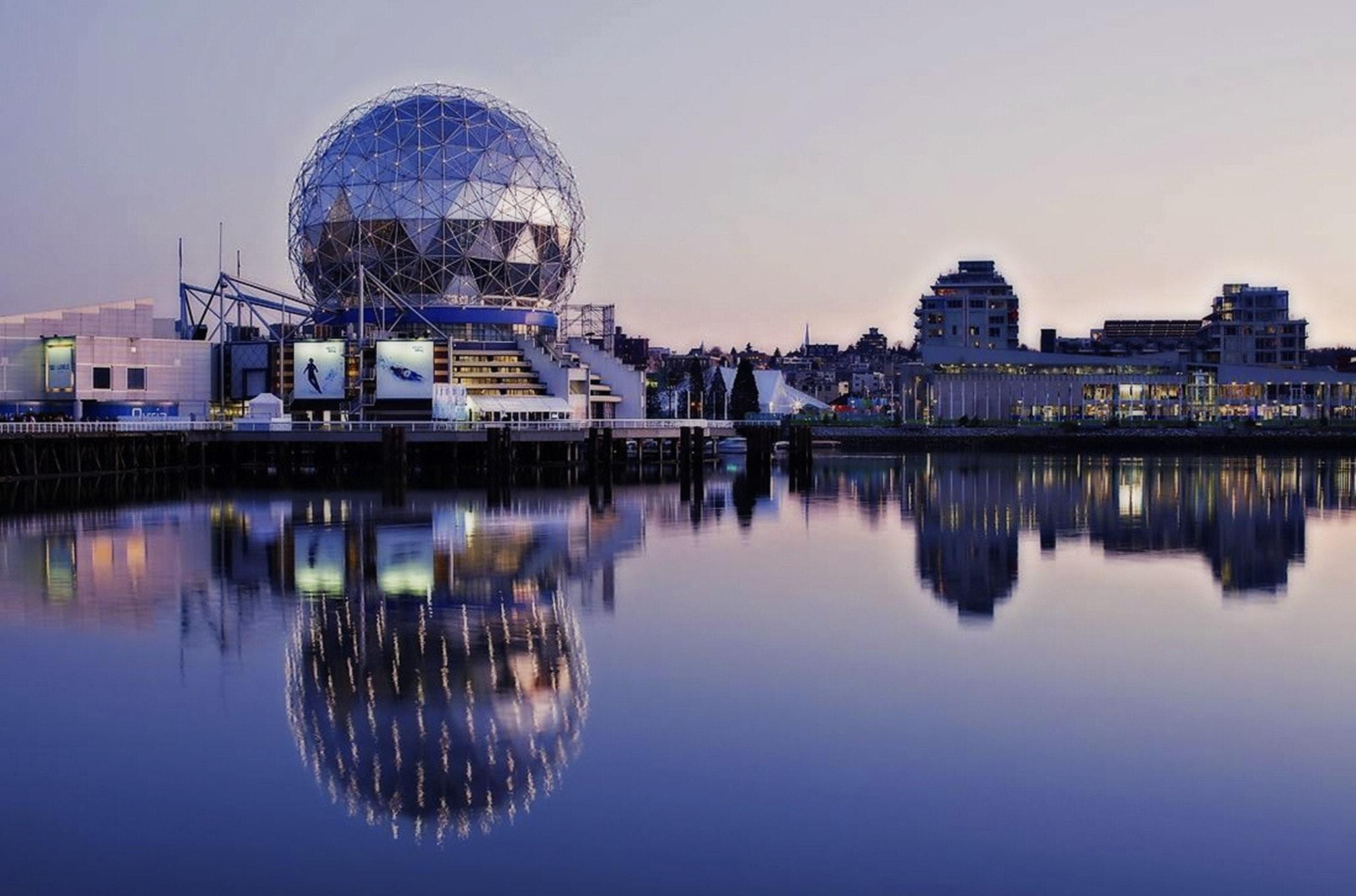 Vancouver at dusk