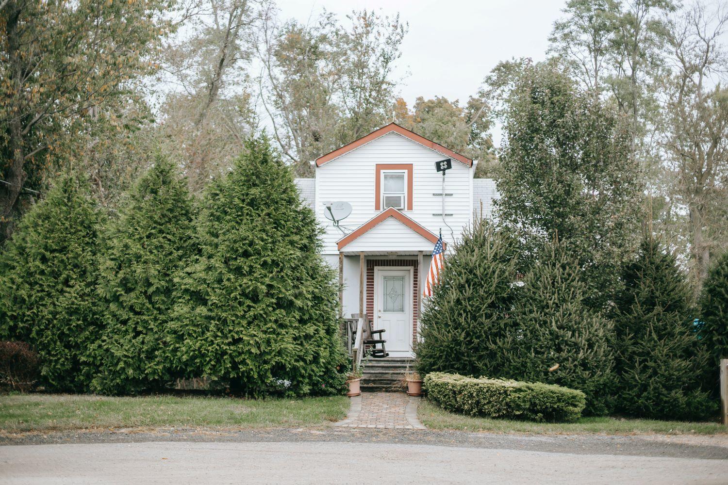 A house in a rural area