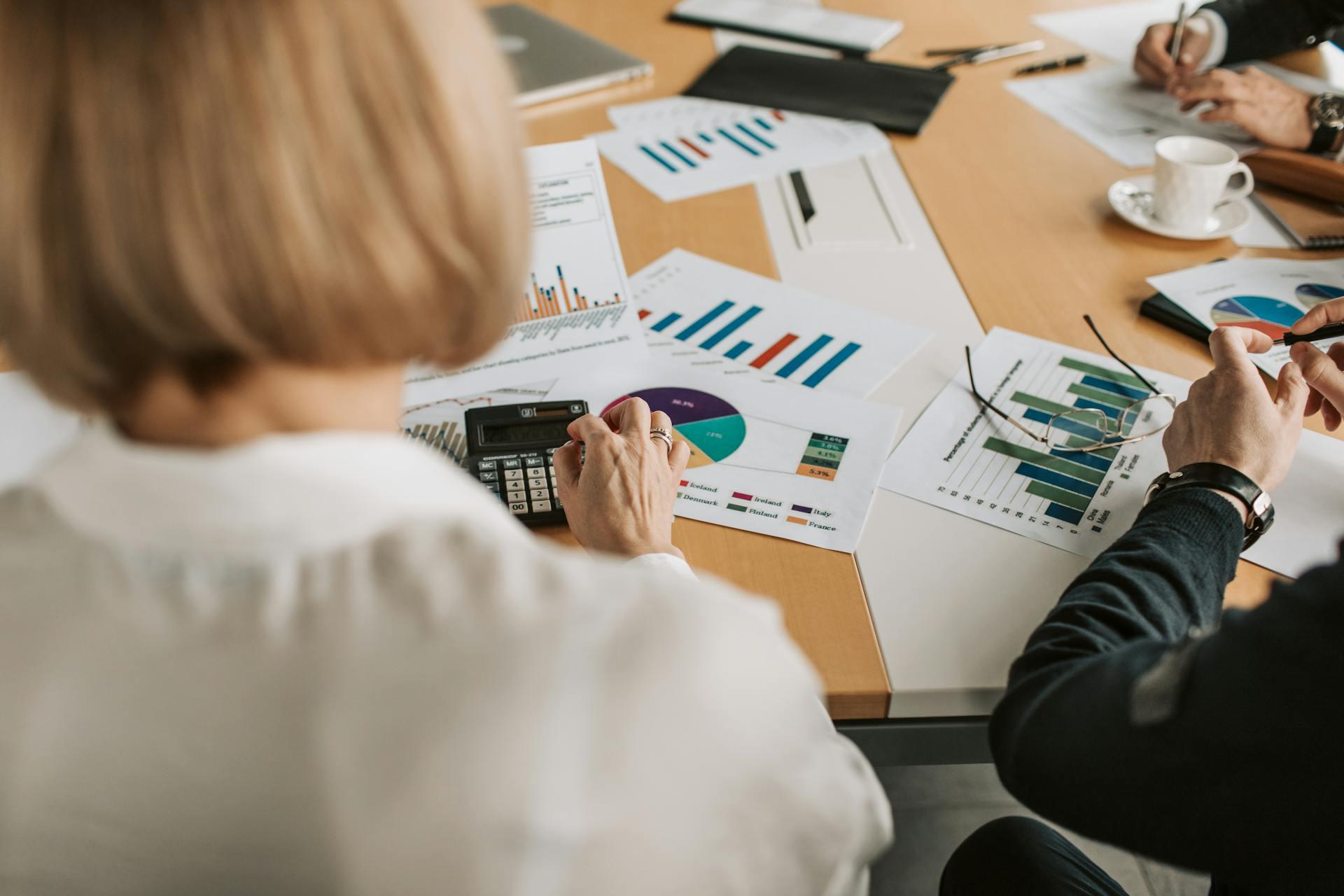 On a daily basis a financial analyst recalculates the results from charts and data.