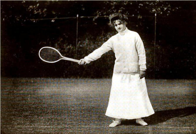 US tennis champion May Sutton
