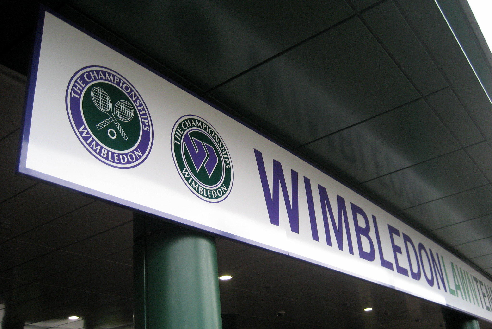 The front of the Wimbledon Lawn Tennis Museum.
