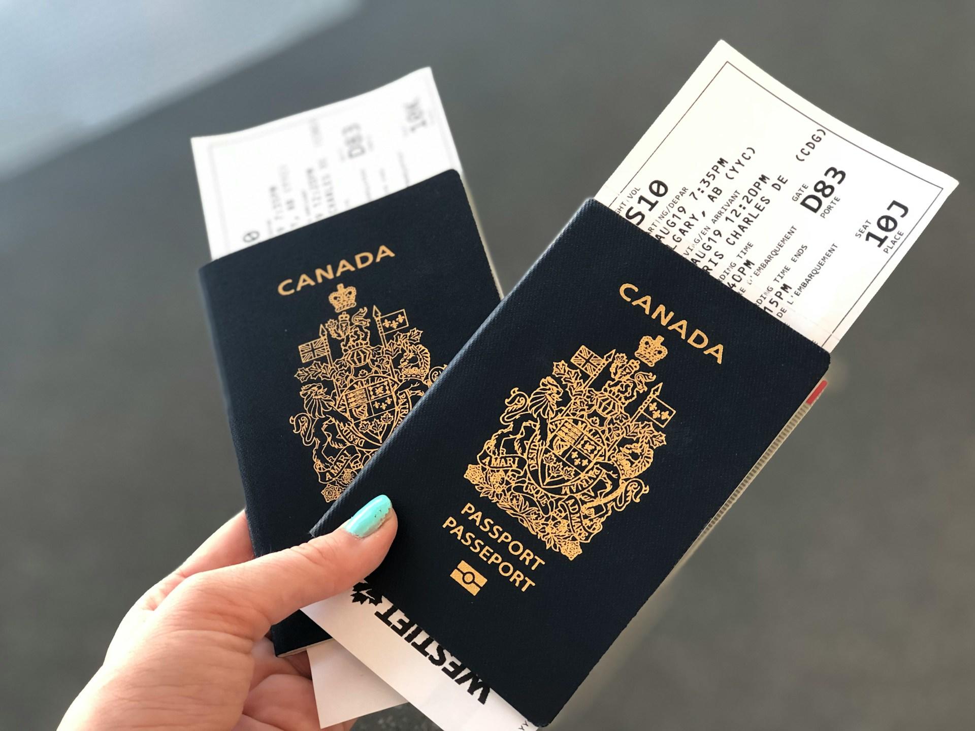 Canadian passports and other requirements to travel to Spain