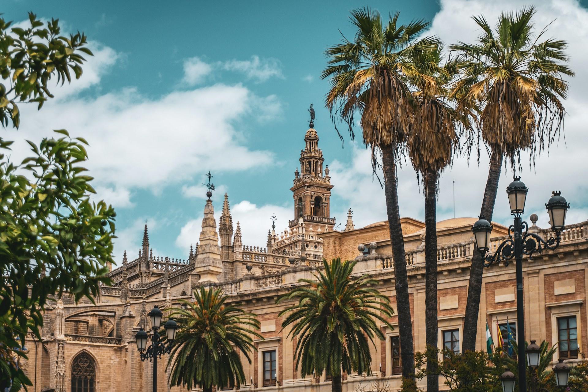 Picture of the Cathedral of Sevilla in Spain.