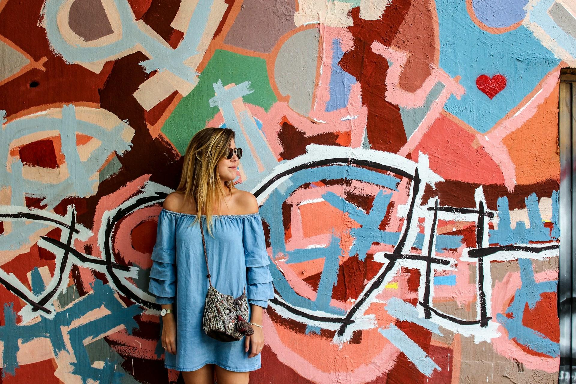 Street art in the city of Valencia in Spain.