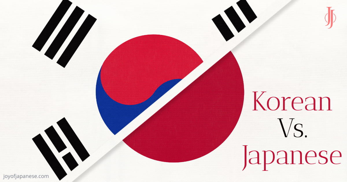 japanese and korean differences and similarities