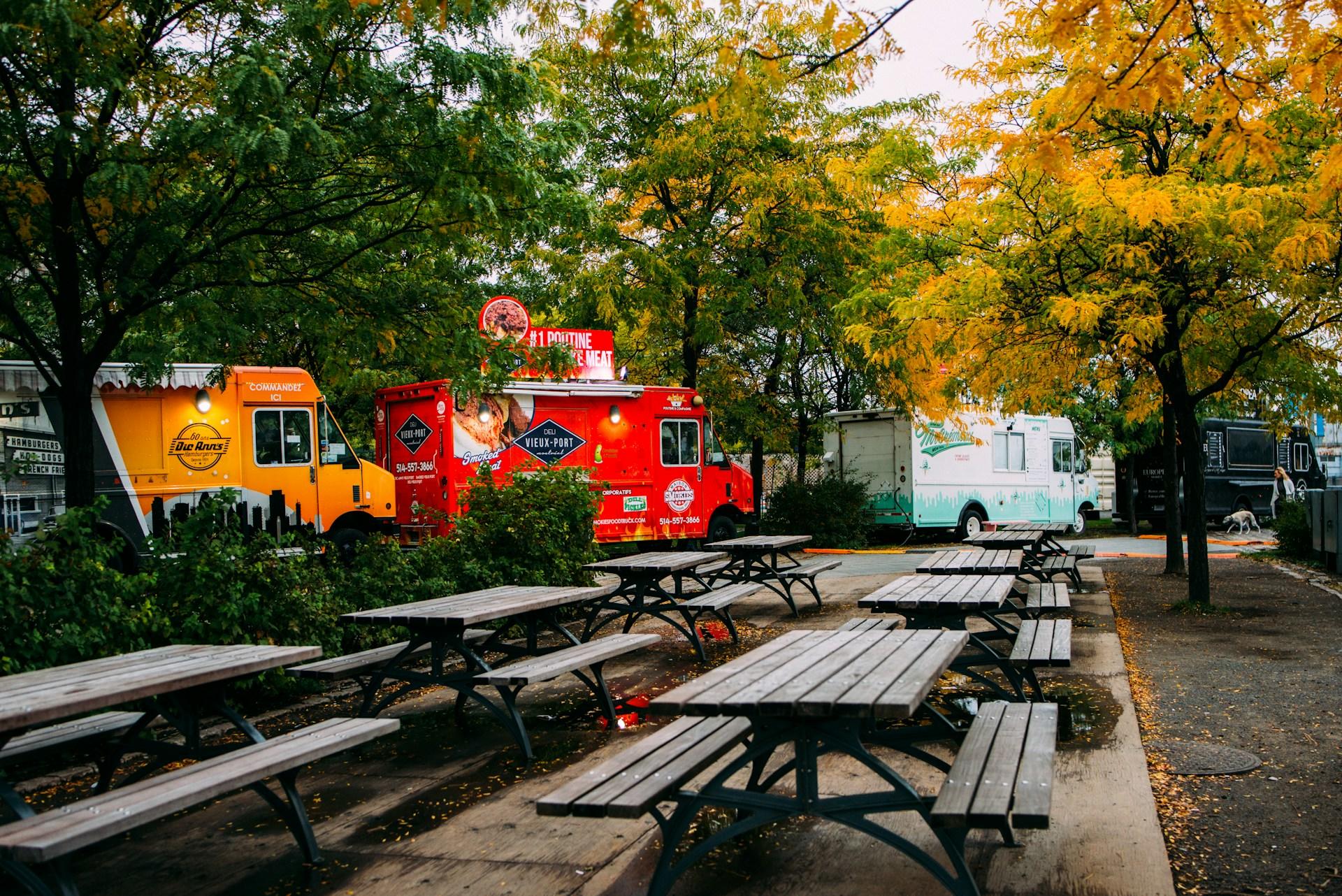 Food trucks in Quebec Canada