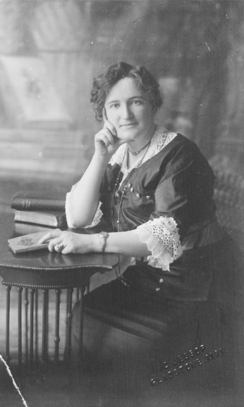 The portrait of Nellie Ncclung, a key women rights leader in Canada