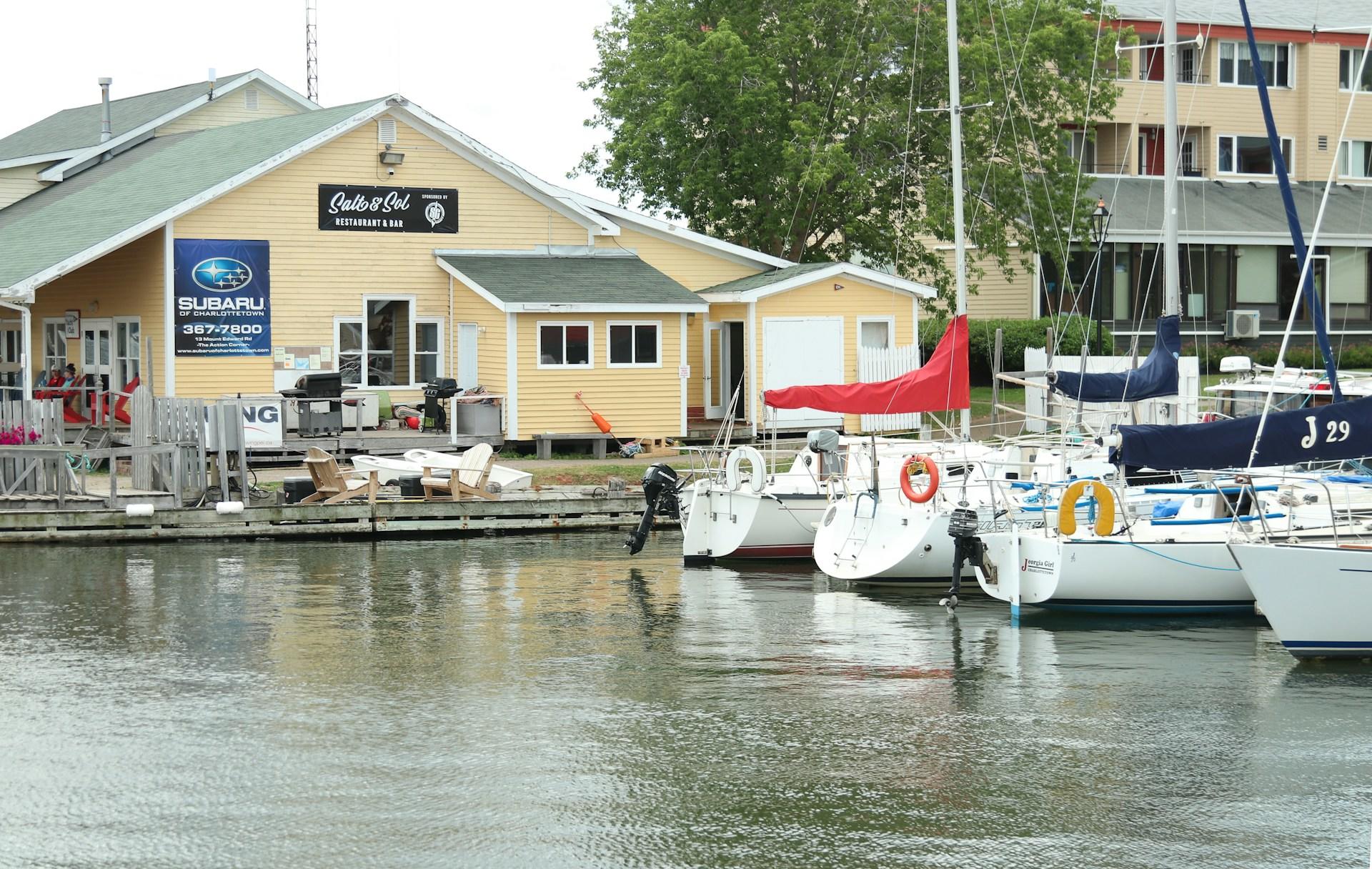 A harbour in Charlottetown, Prince Edward Island