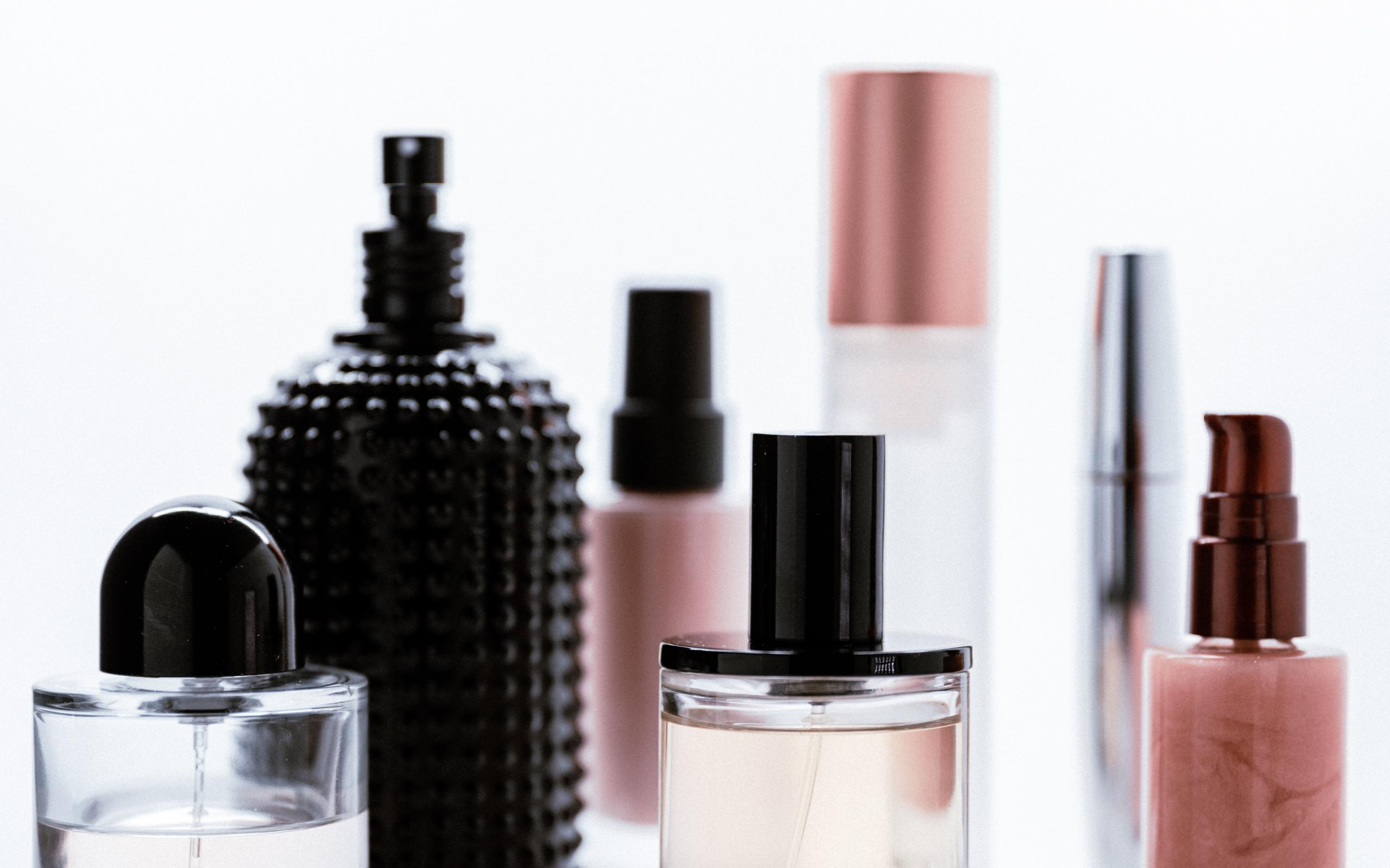 a picture of different beauty products