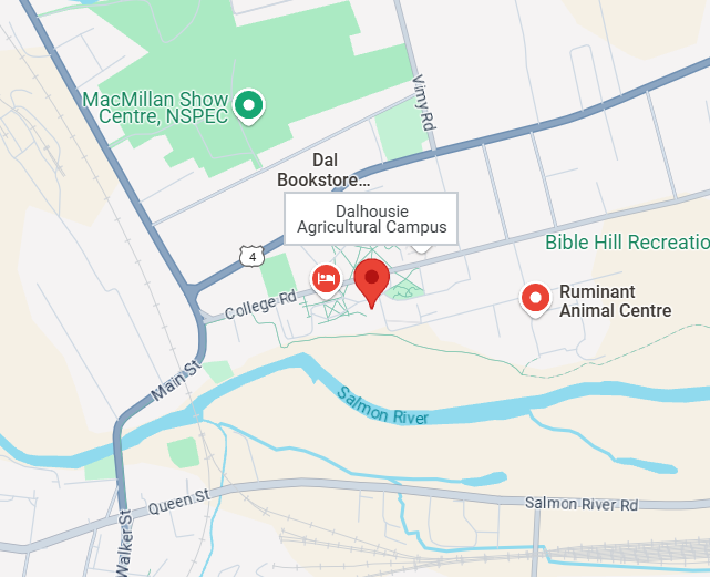 Photograph from Google Maps showing the location of Dalhousie University.
