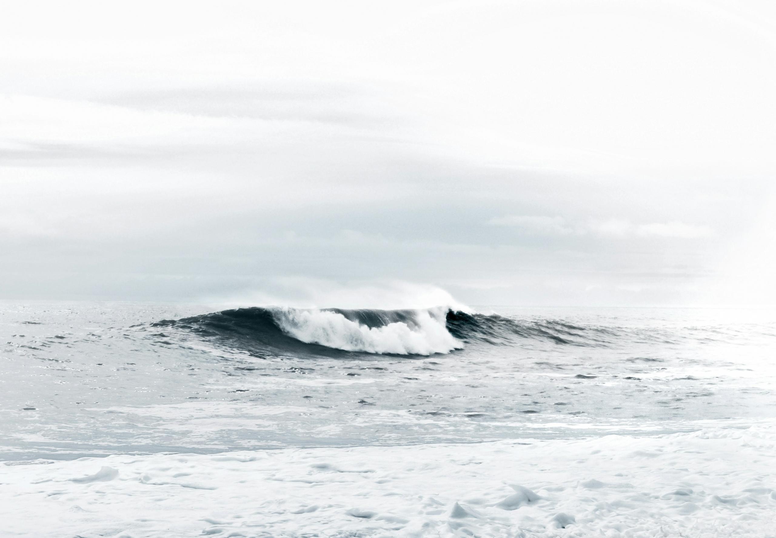 A large ocean wave at Long Beach in Pacific Rim National Park Reserve on Vancouver Island.