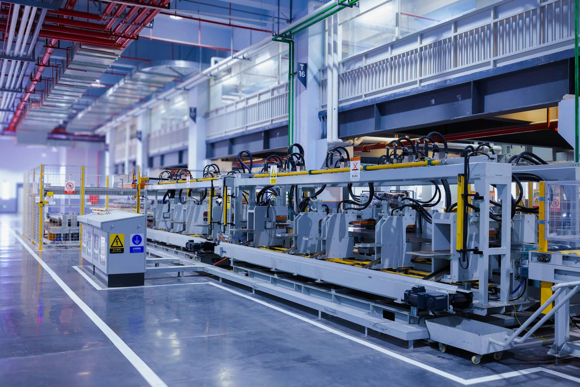 indoor automation system in a factory 