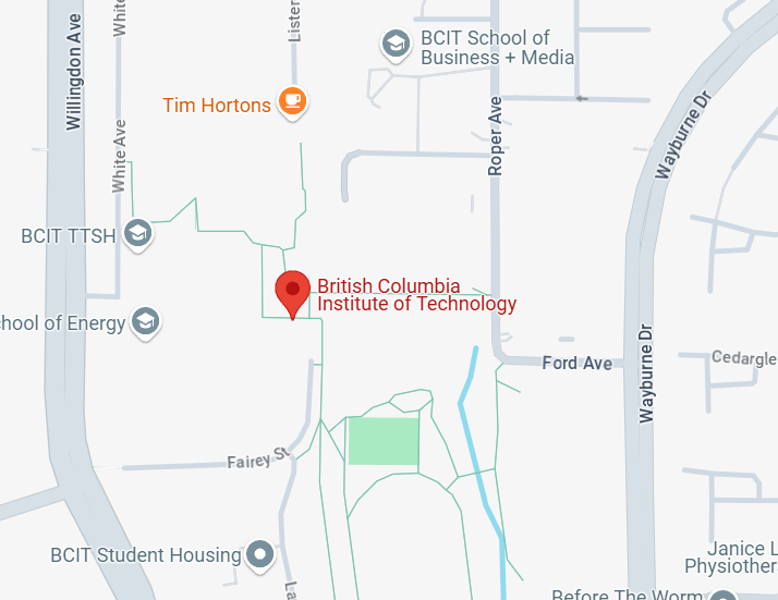 British Columbia Institute of Technology (BCIT) location.