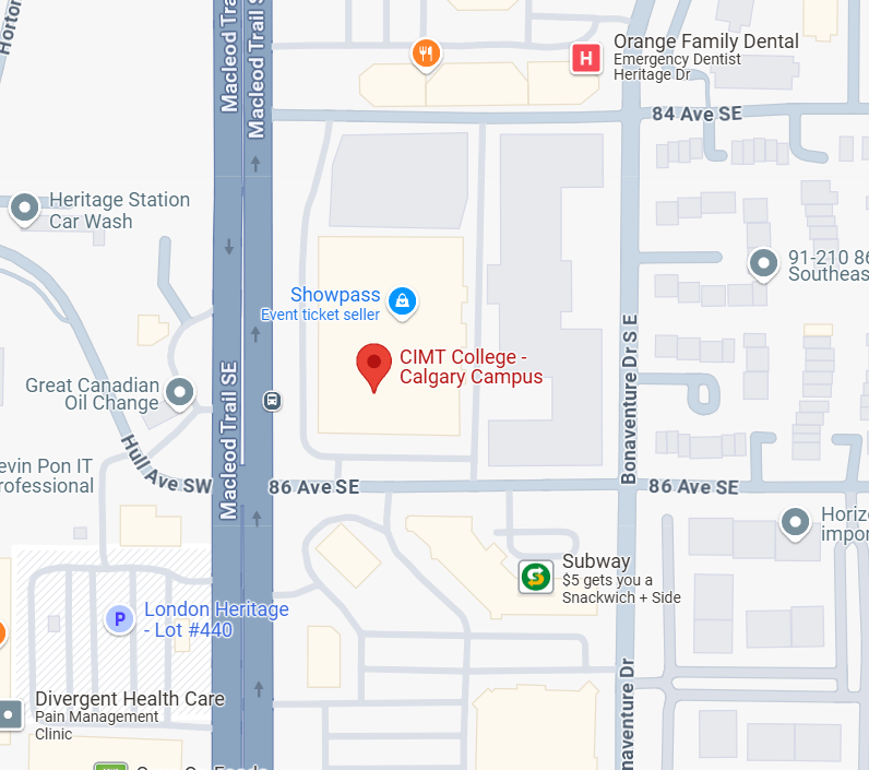 CIMT College Calgary location.
