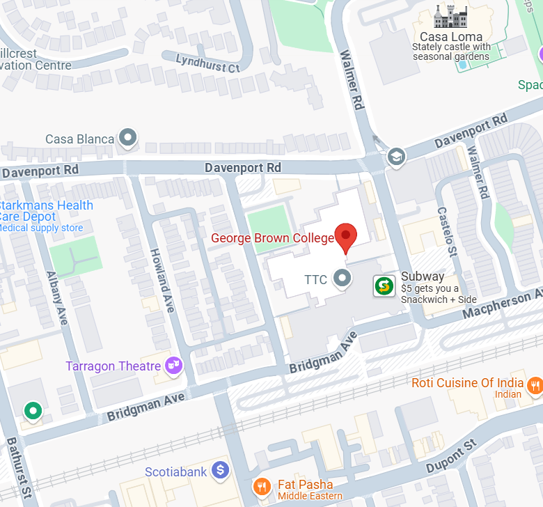 George Brown College location.