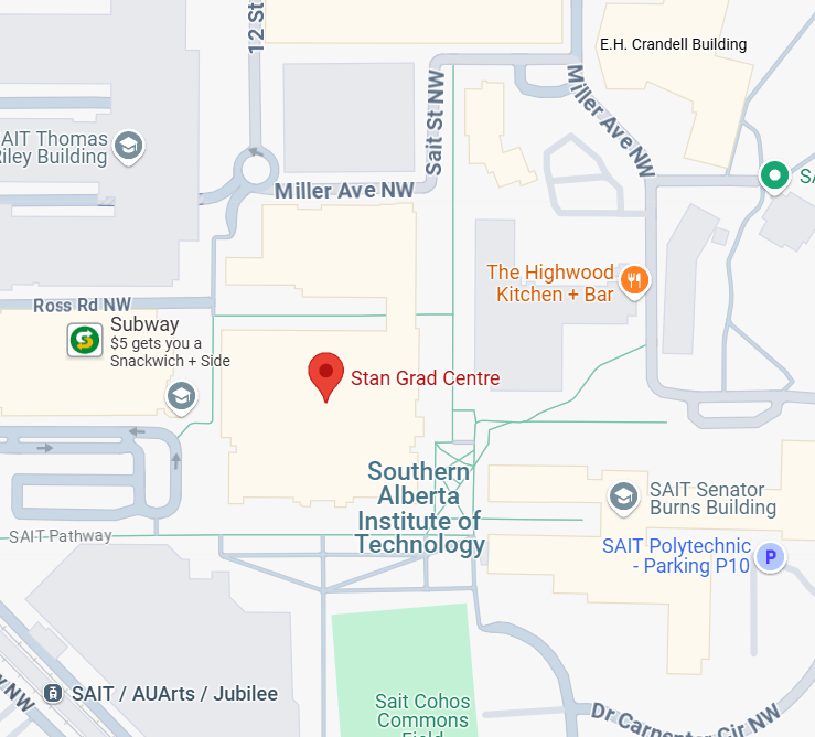 SAIT Stan Grad Centre location.