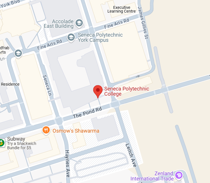 Seneca Polytechnic College location.