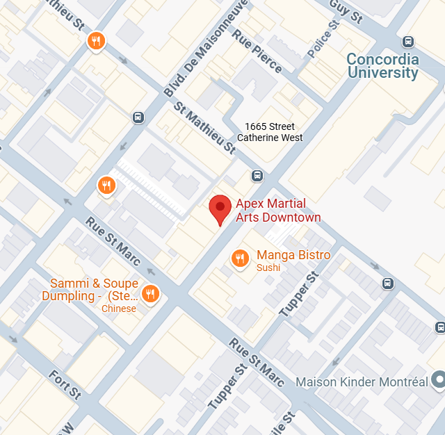 Apex Martial Arts Downtown location.