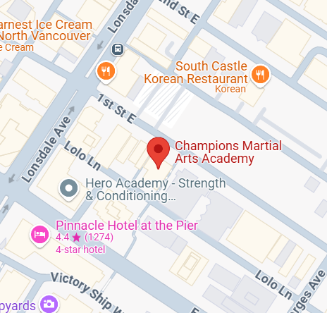 Champions Martial Arts Academy location.