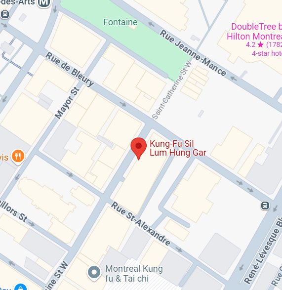 Kung-Fu Sil Lum Hung Gar location.