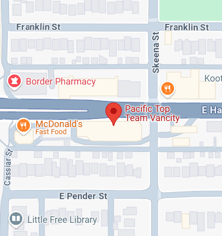 Pacific Top Team Vancity location.