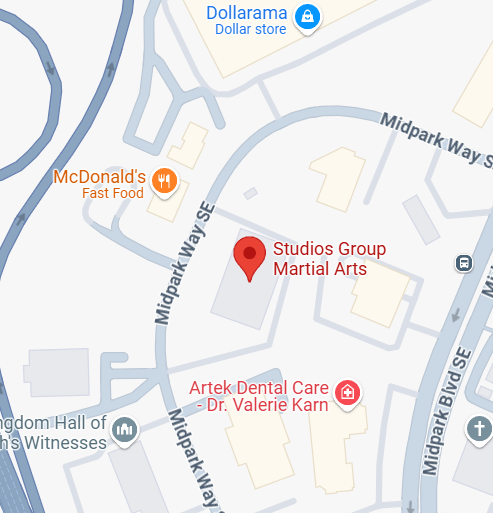 Studios Group Martial Arts location.