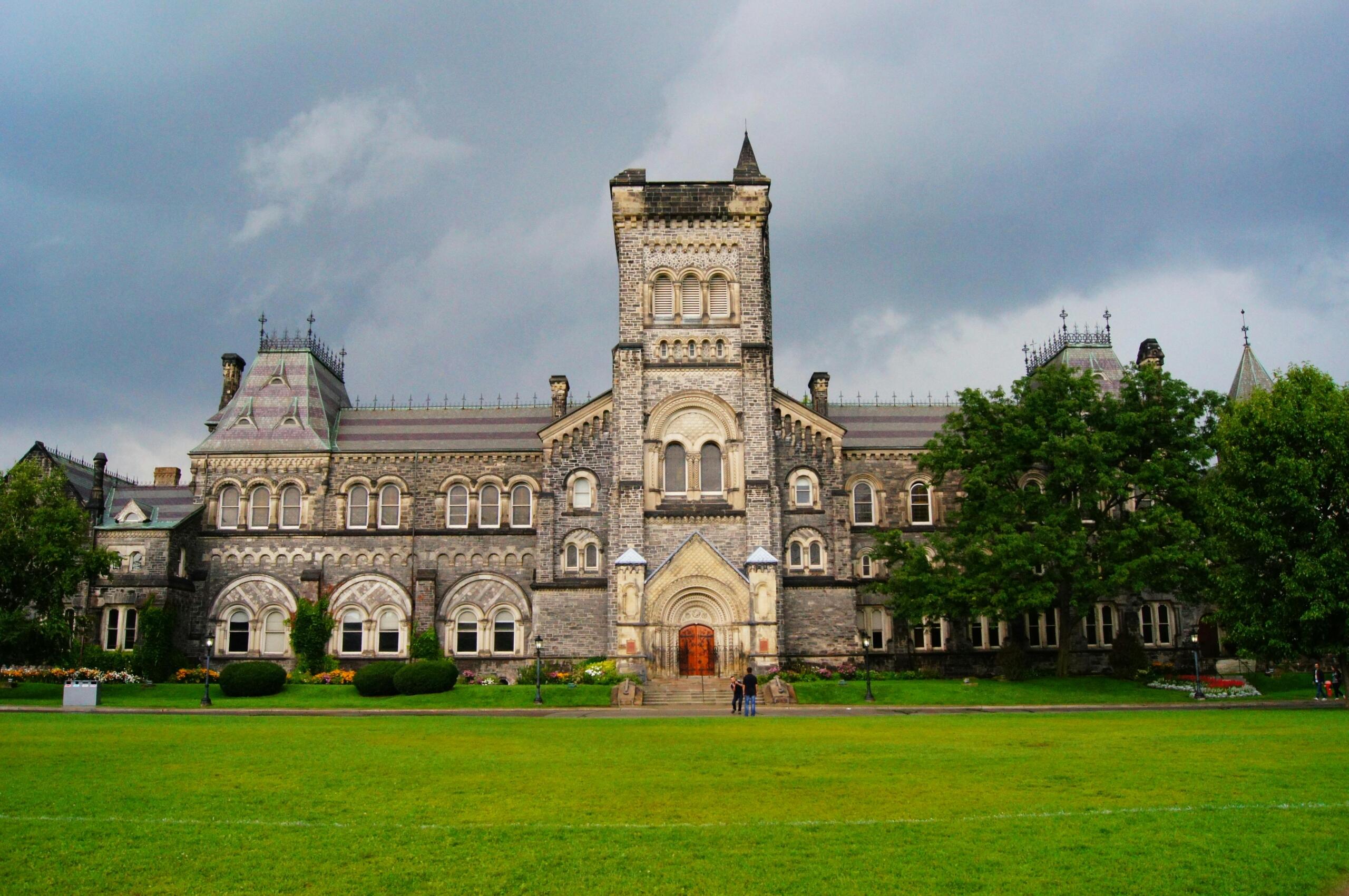 An old building on the campus of the University of Toronto.