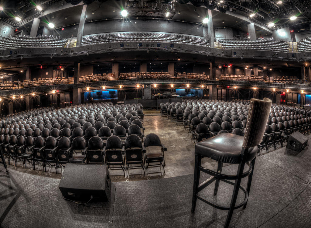 The performers' view at the Moody Theatre, Austin Texas. Photo: Visual Hunt