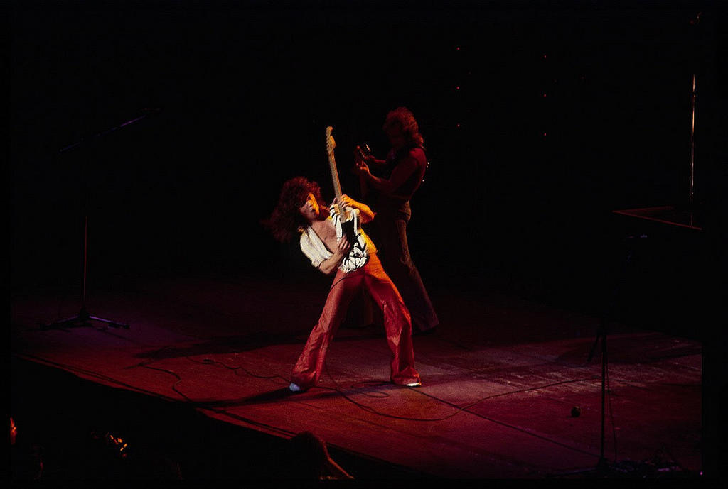 Eddie Van Halen on stage in 1978. Photo via Visual Hunt.