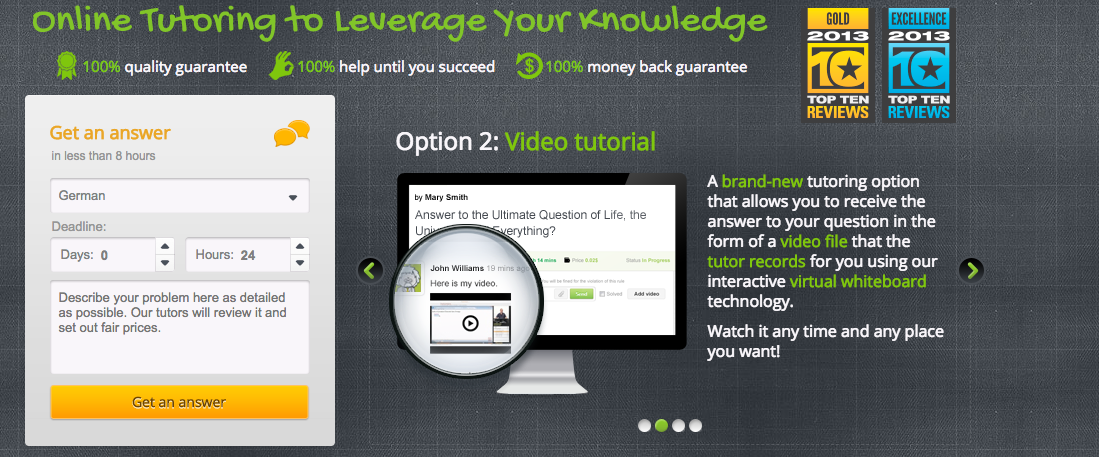 Eduboard is great if you're looking to learn German fast!