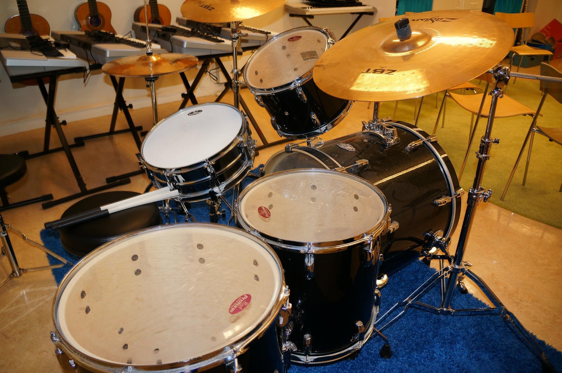 You may only have one drum set if you teach in a school!