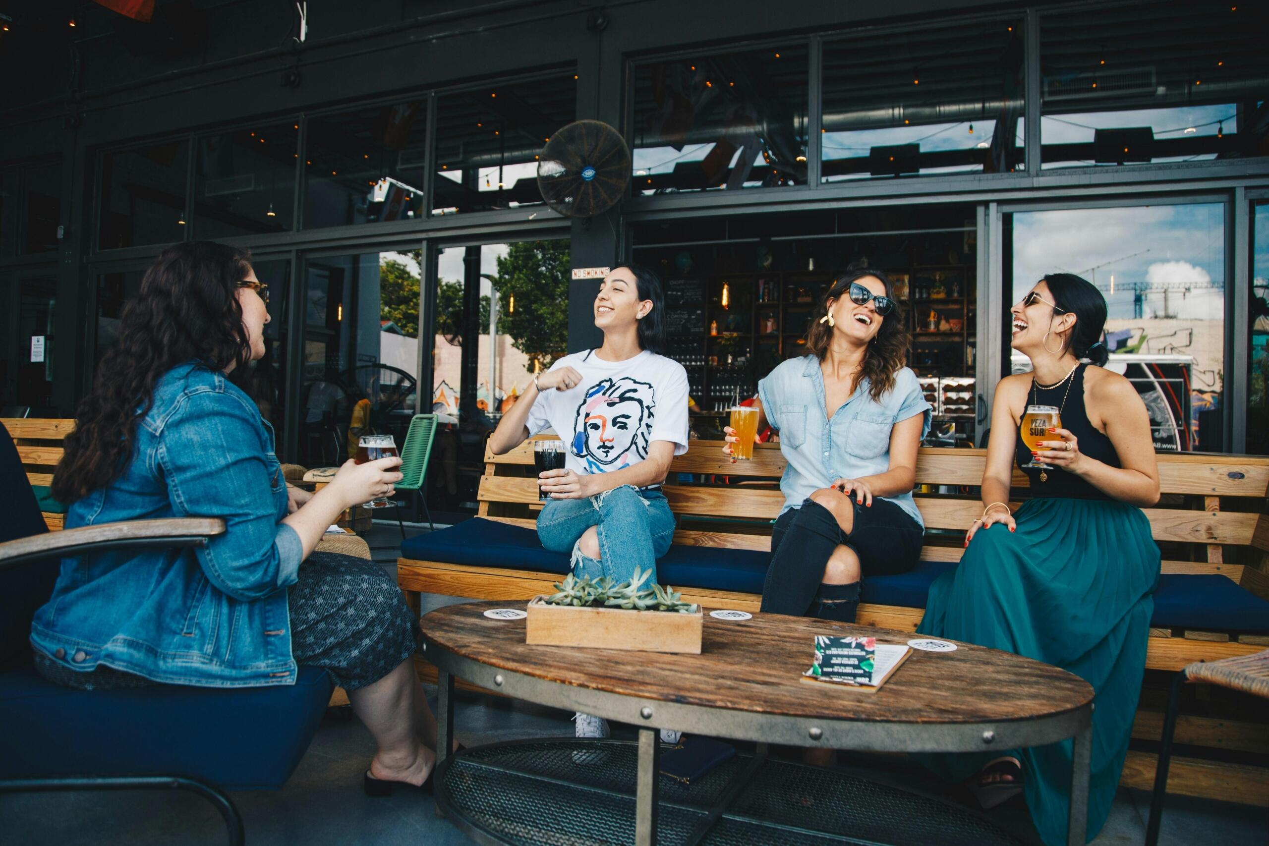 People laughing