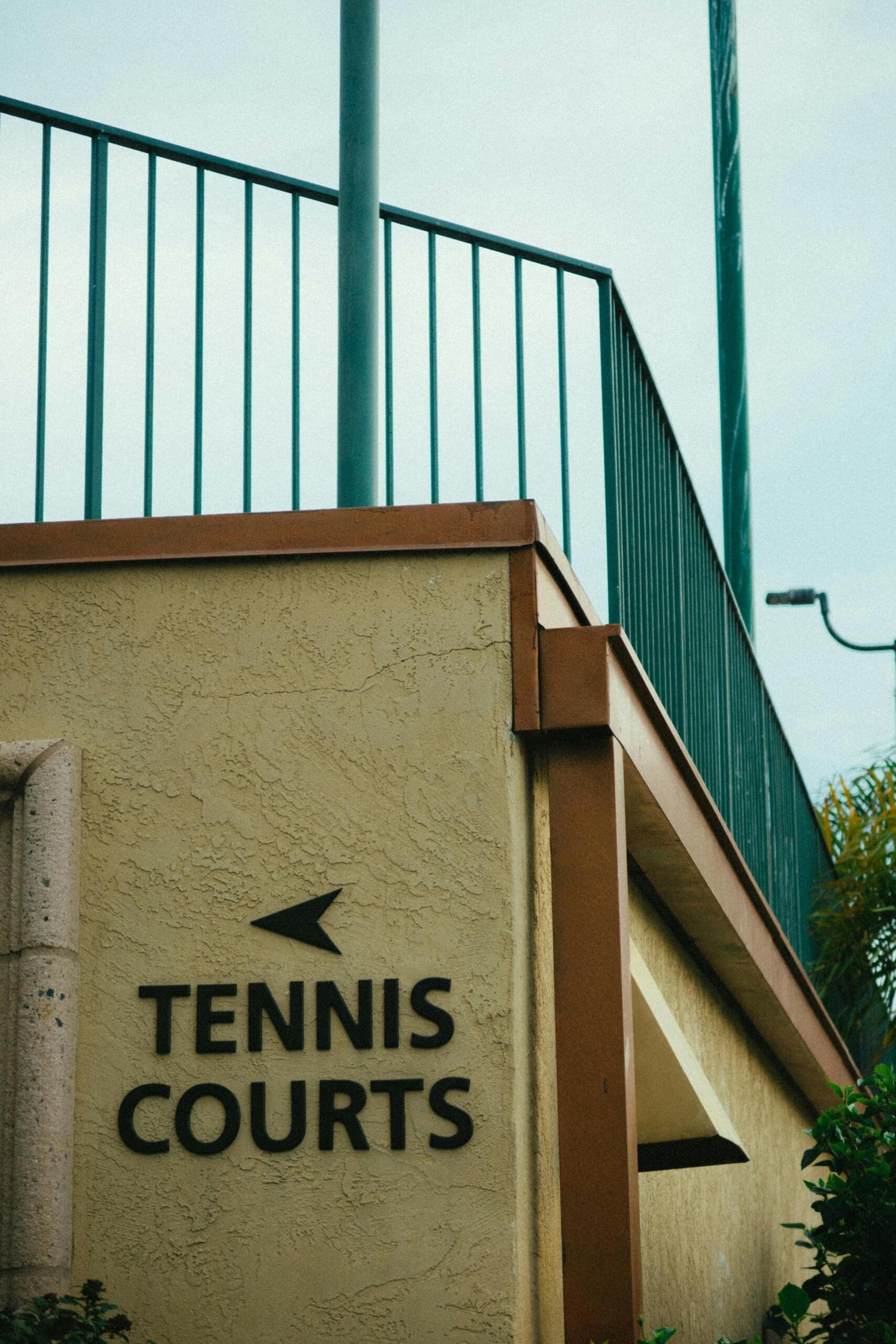 Tennis courts nearby