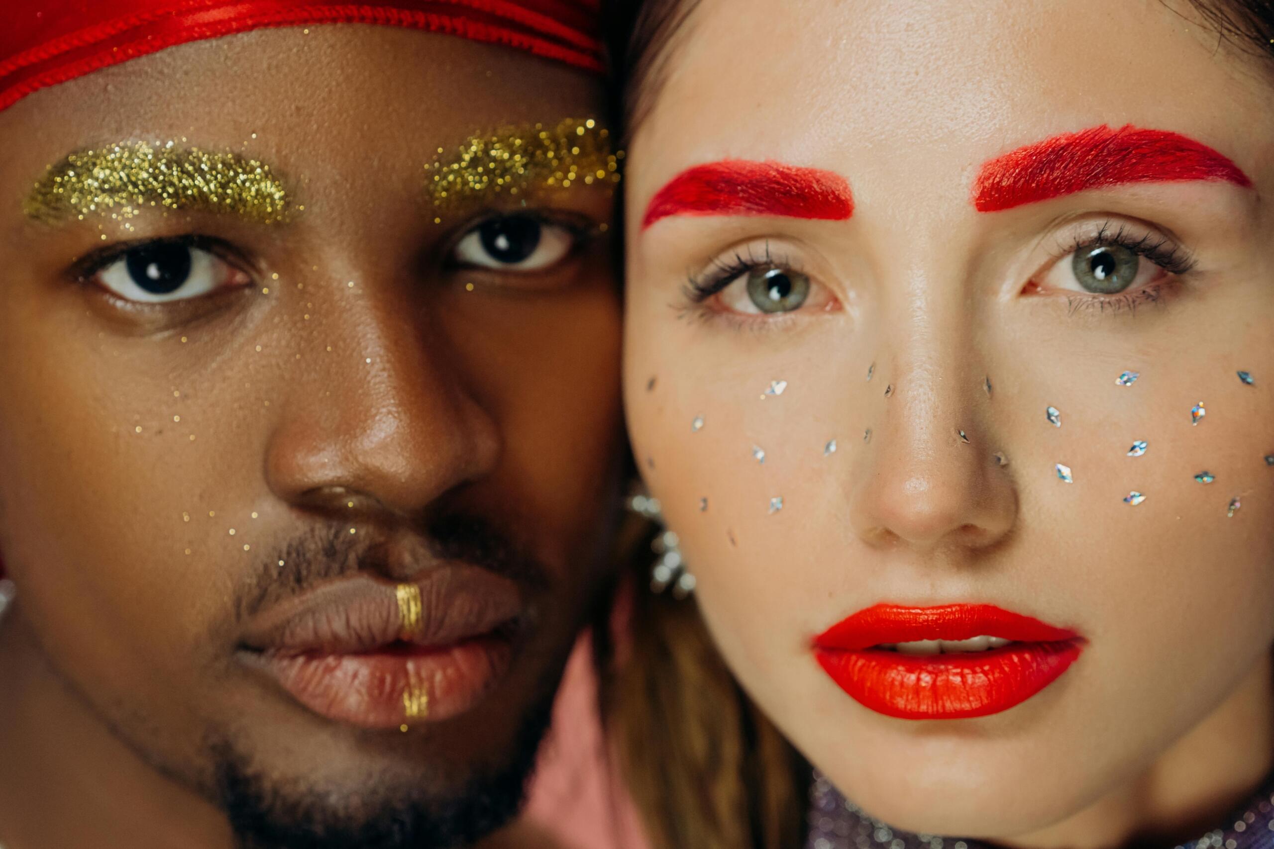 A man and woman