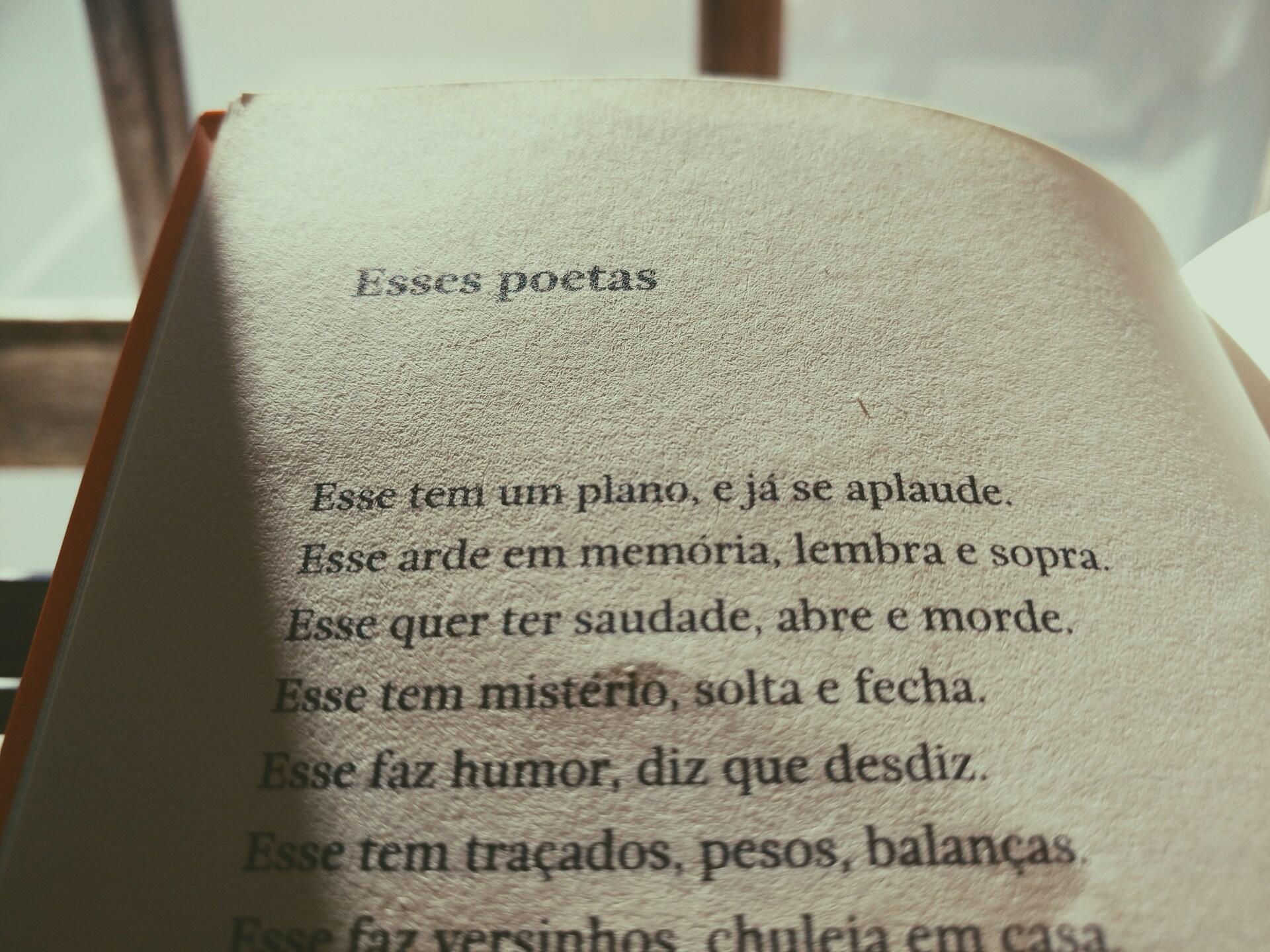 Close-up photo of a poem titled