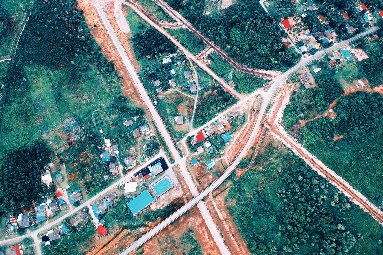 espace vue du ciel