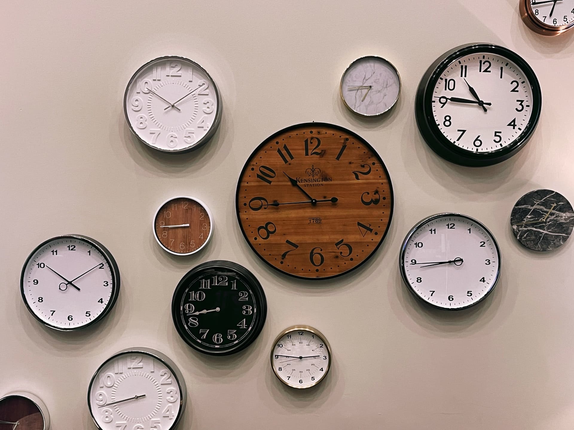 des horloges