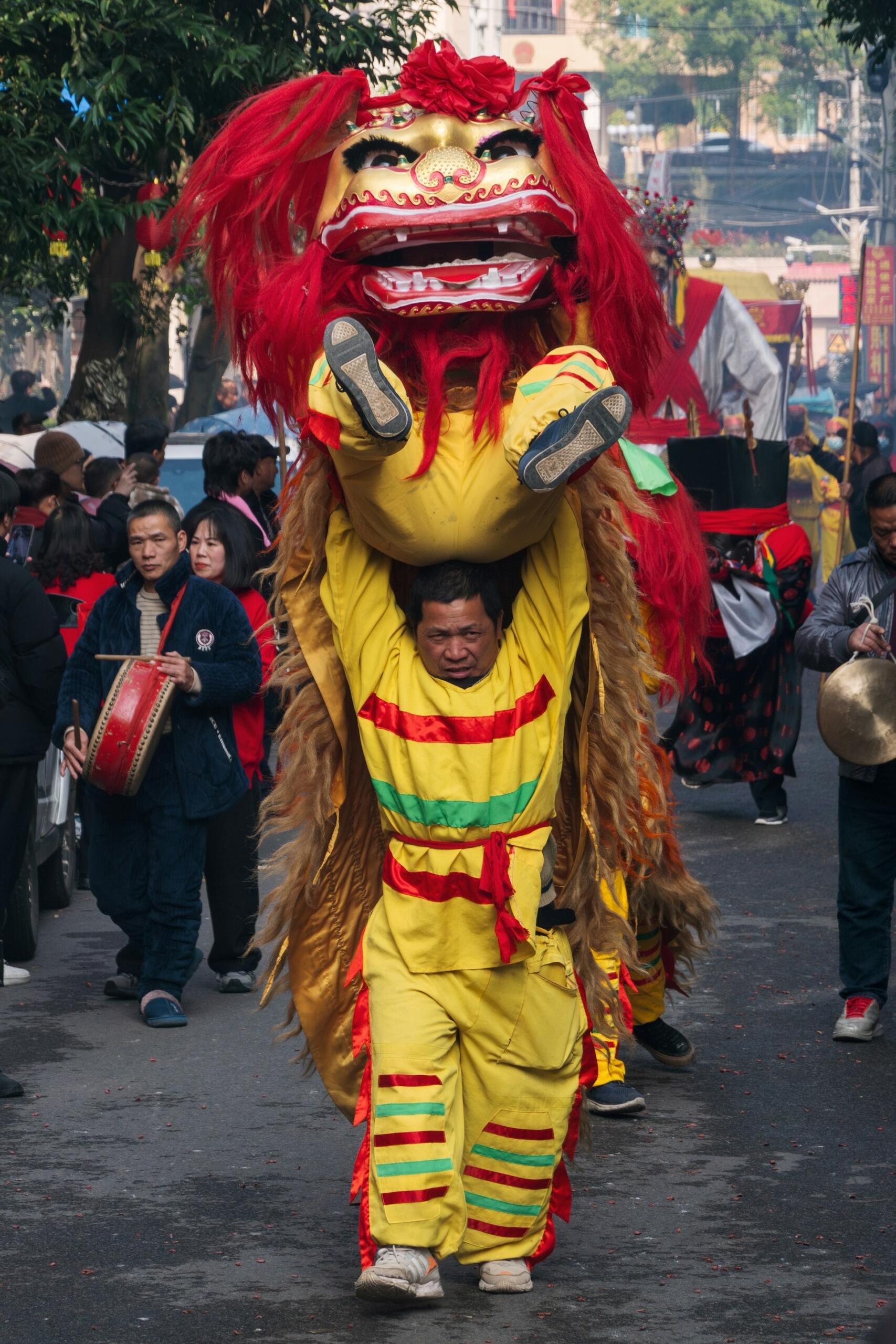 danse chine dragon