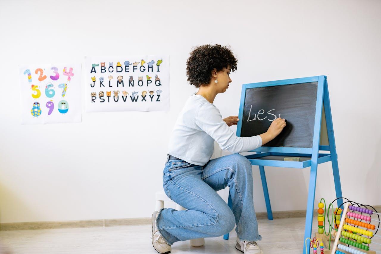 institutrice enseignant le francais