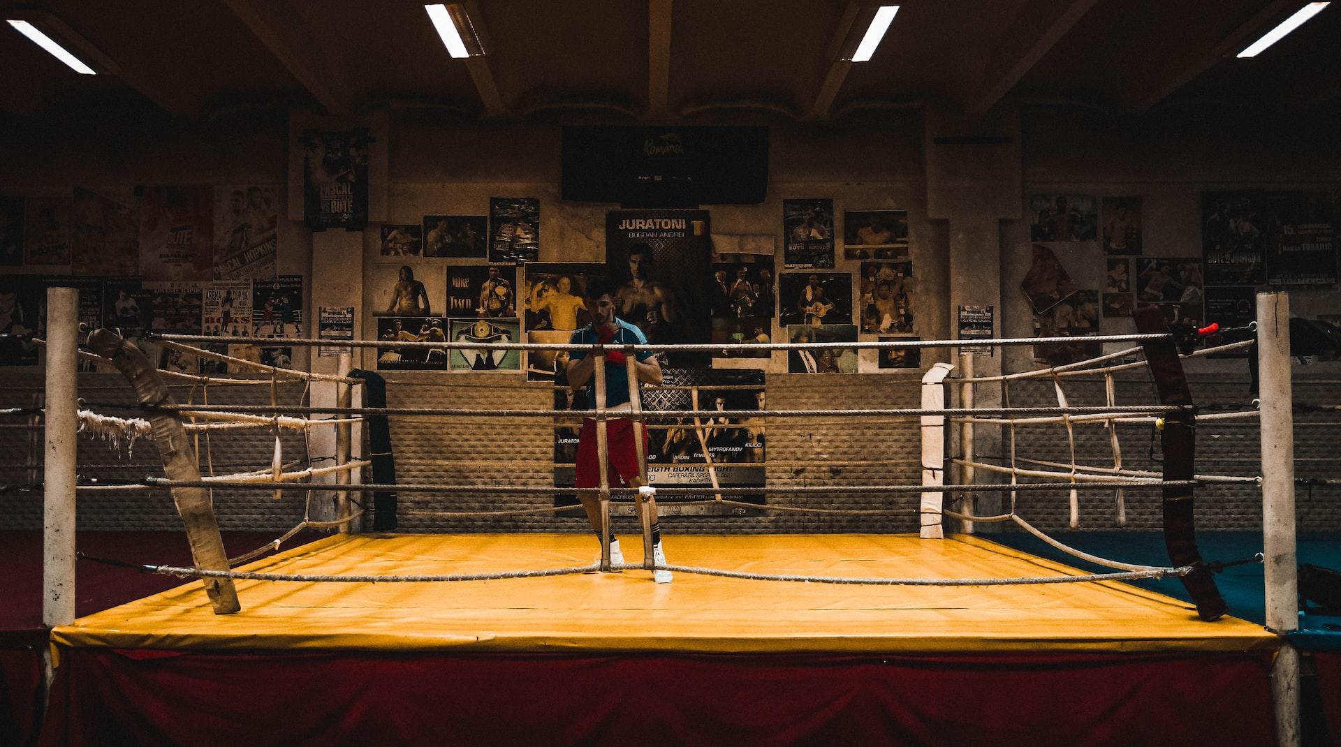un ring de boxe