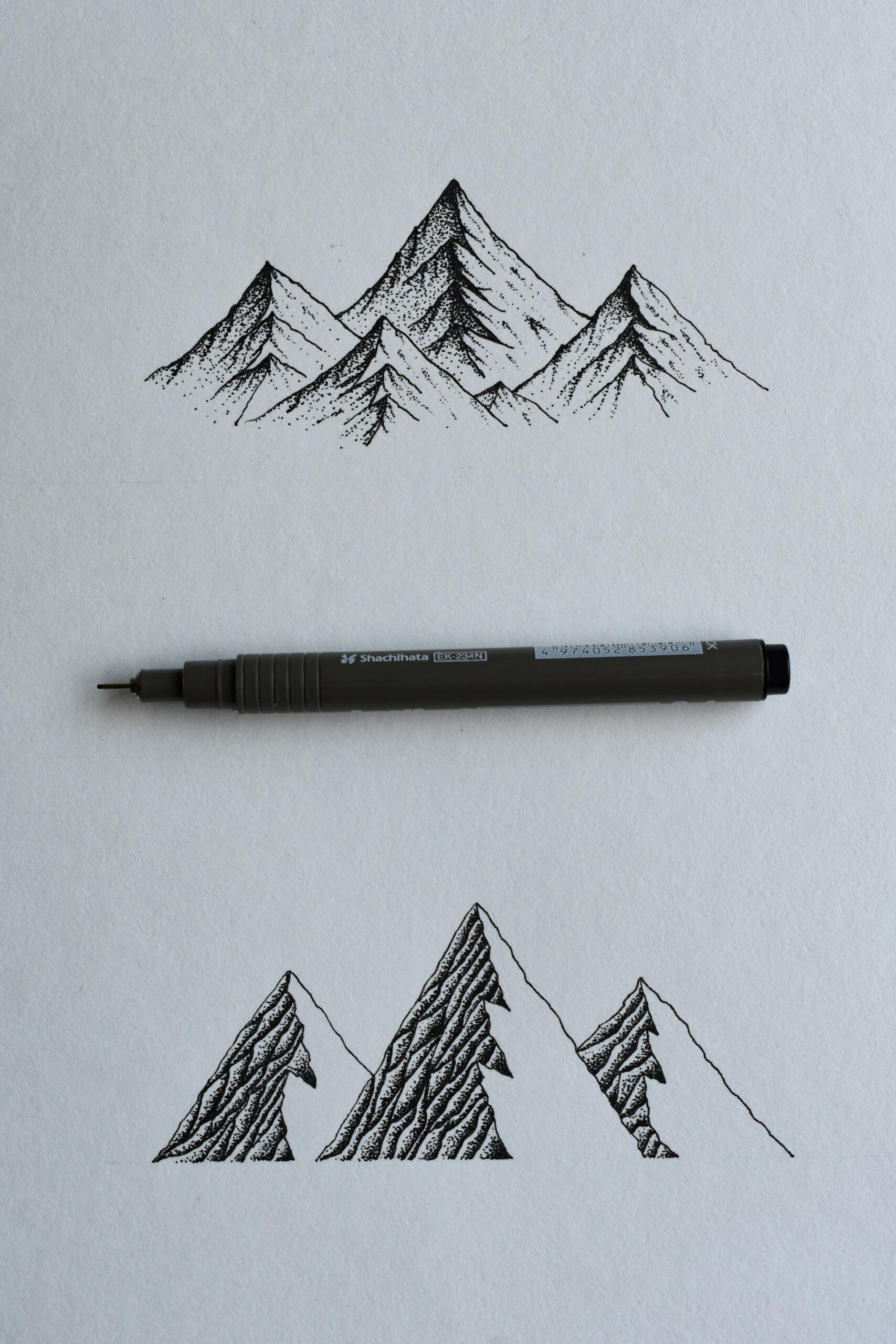 montagnes dessins