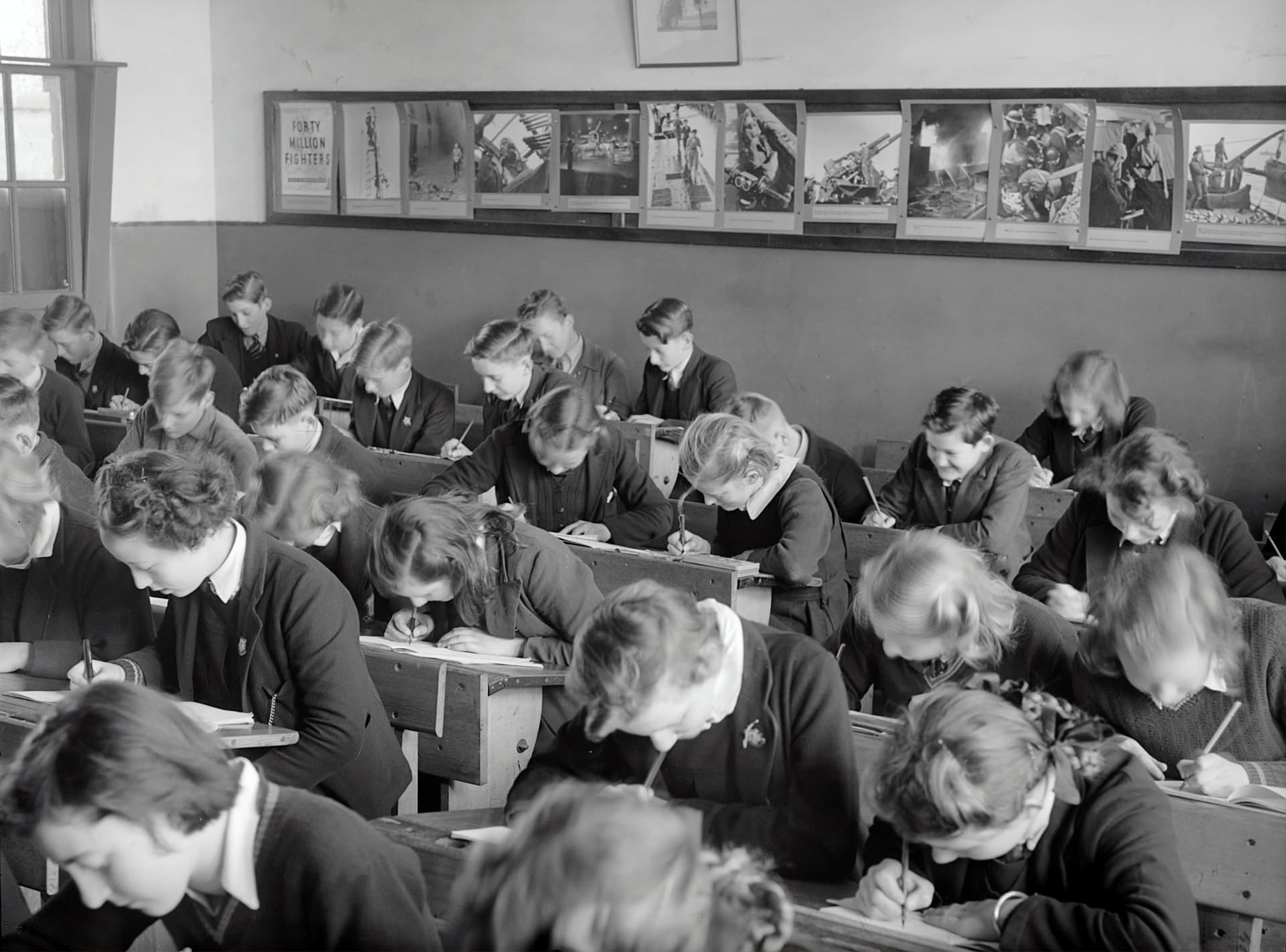 élèves dans une classe. 