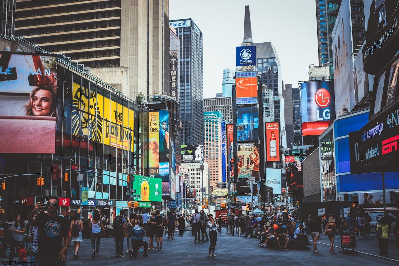 new york allée des publicites