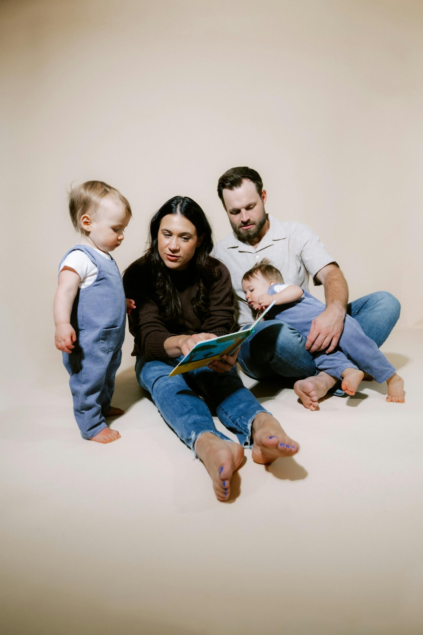 parents et enfants lecture