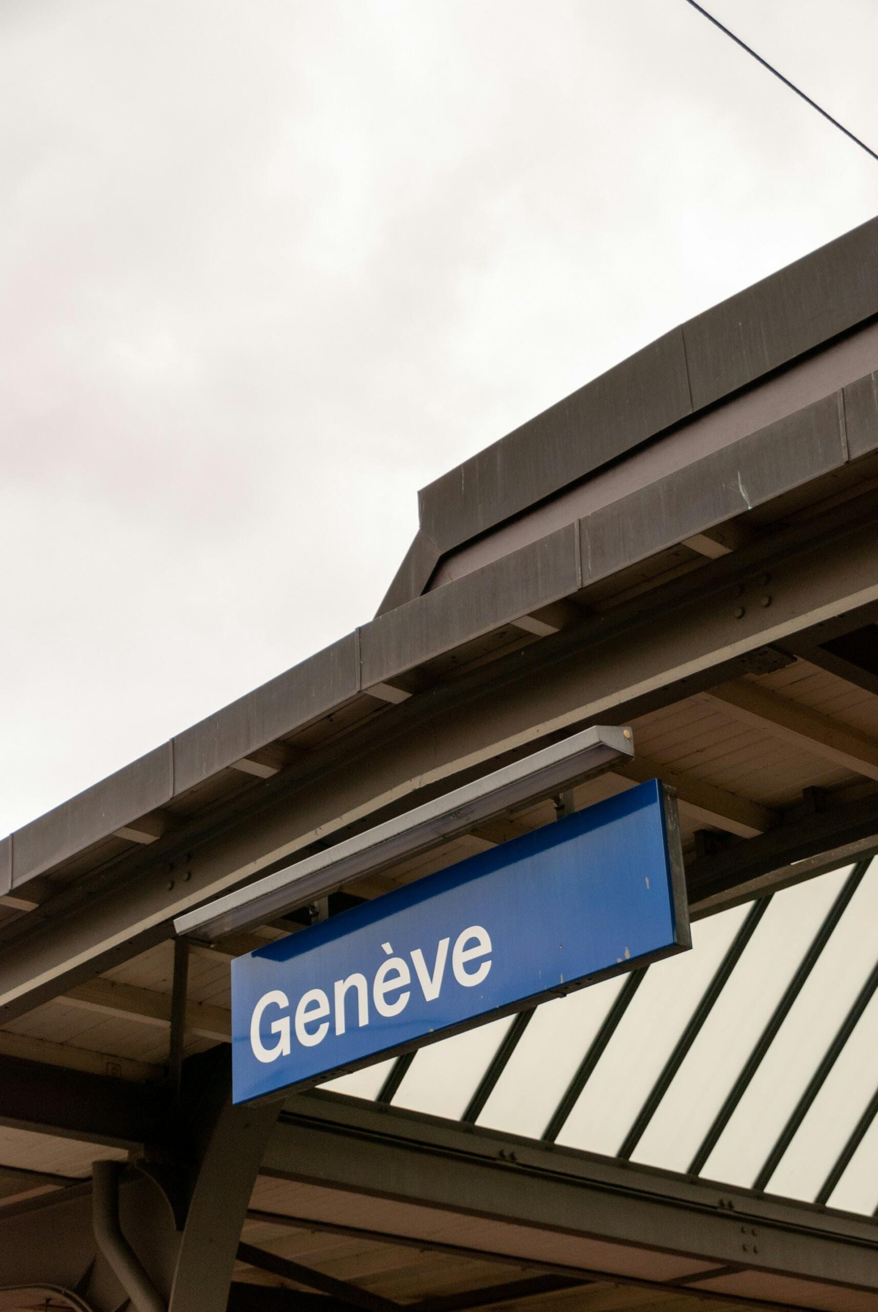 panneau Genève