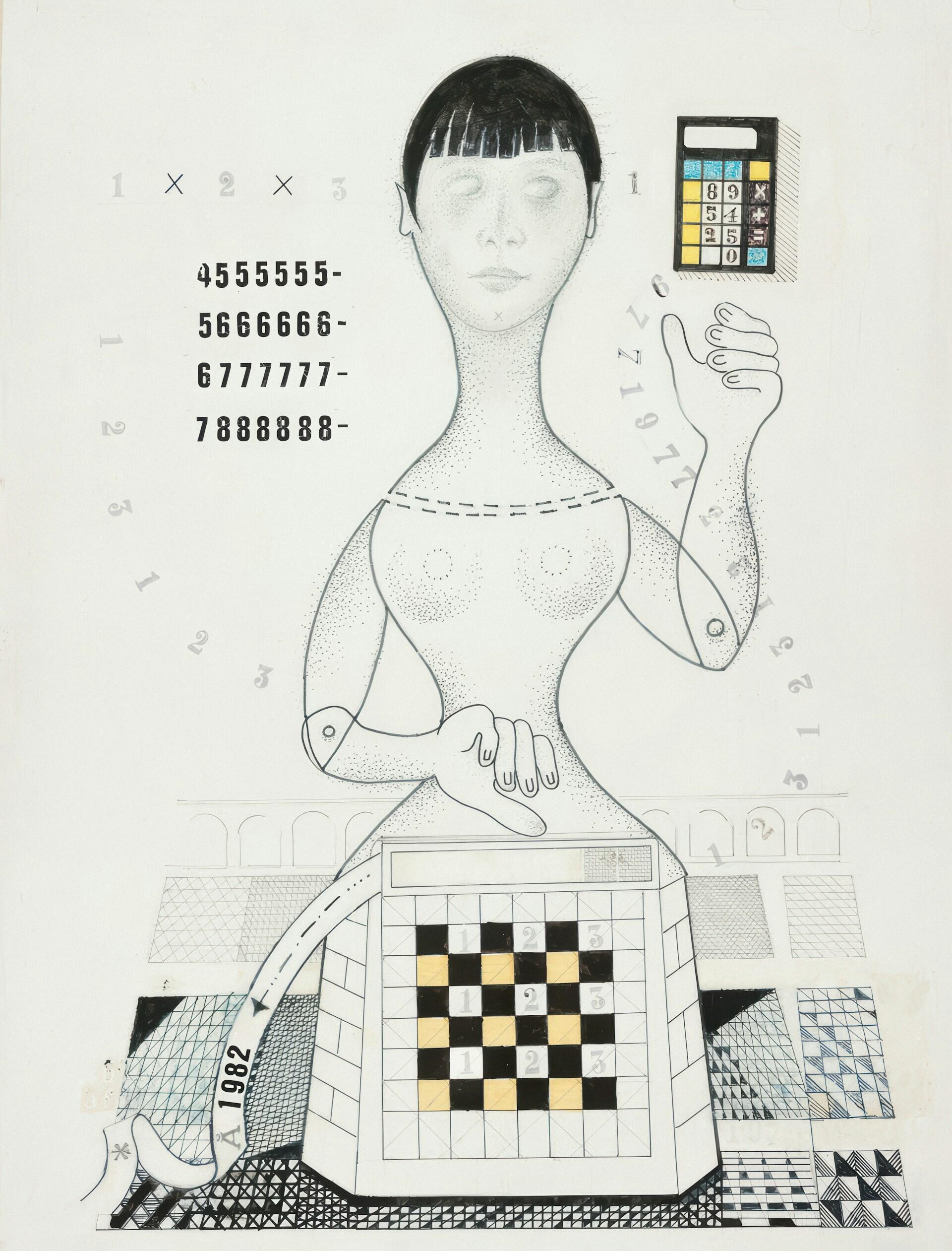 femme calcul