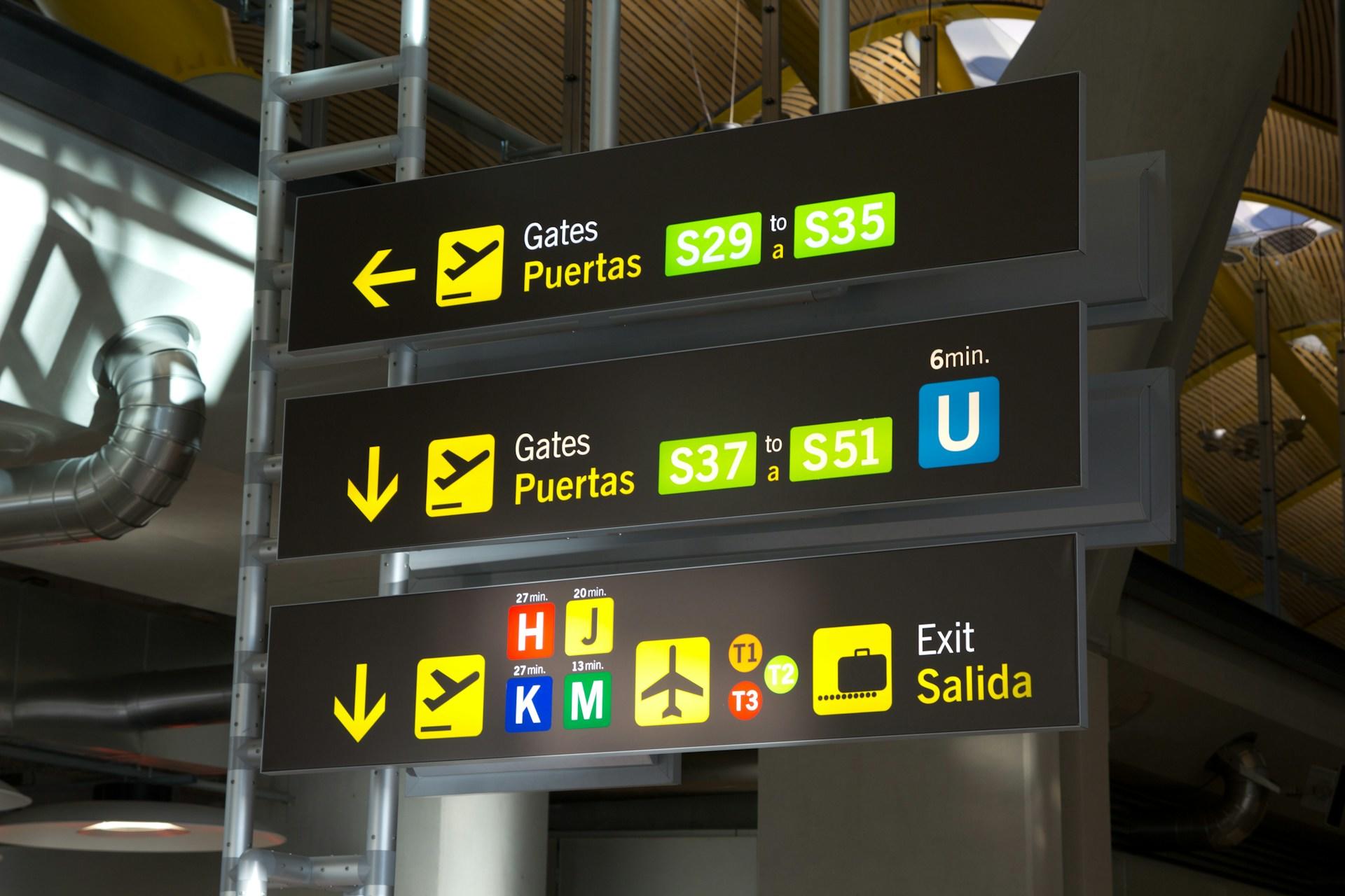 Un aéroport.