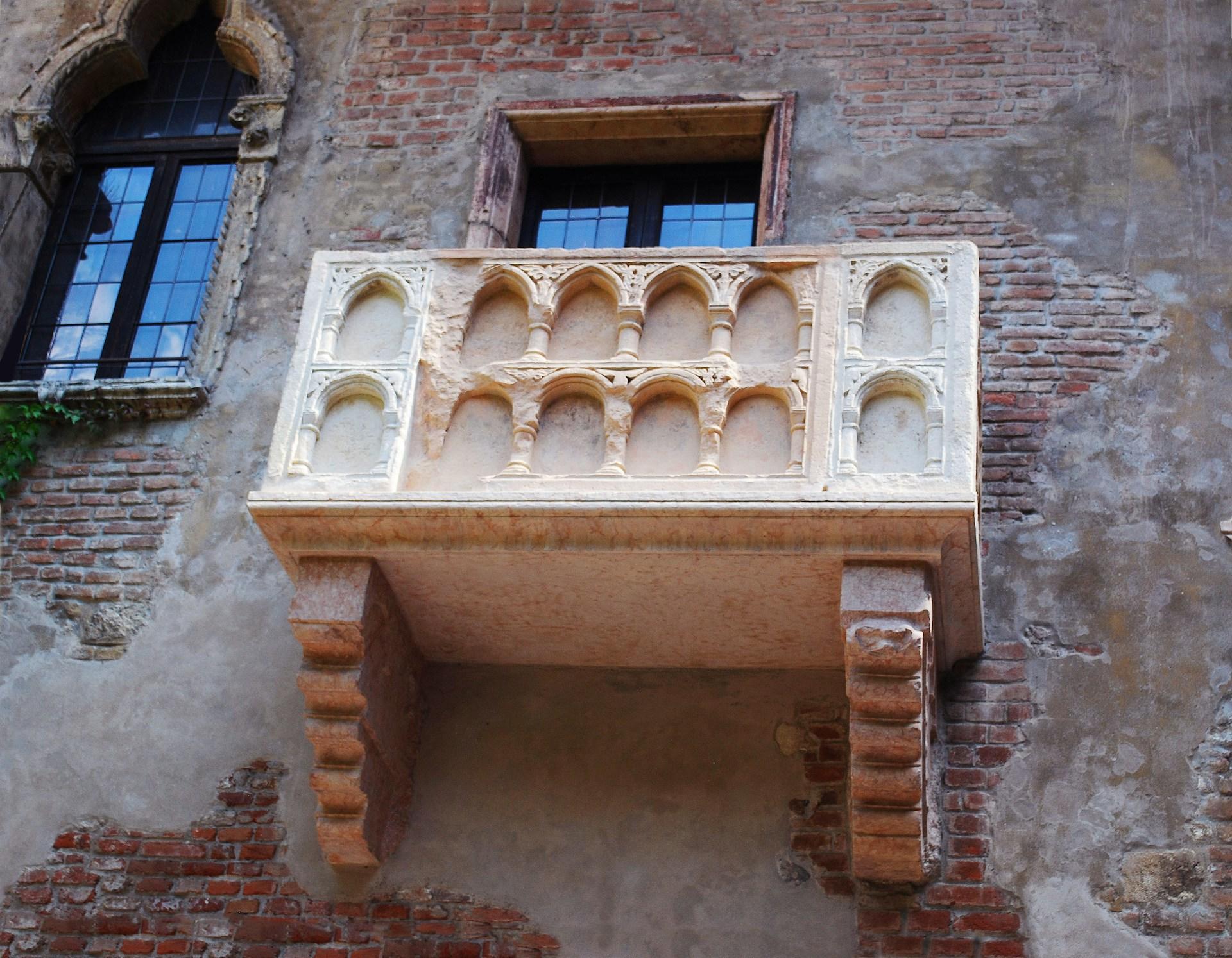 balcon du personnage de Juliet Capulet