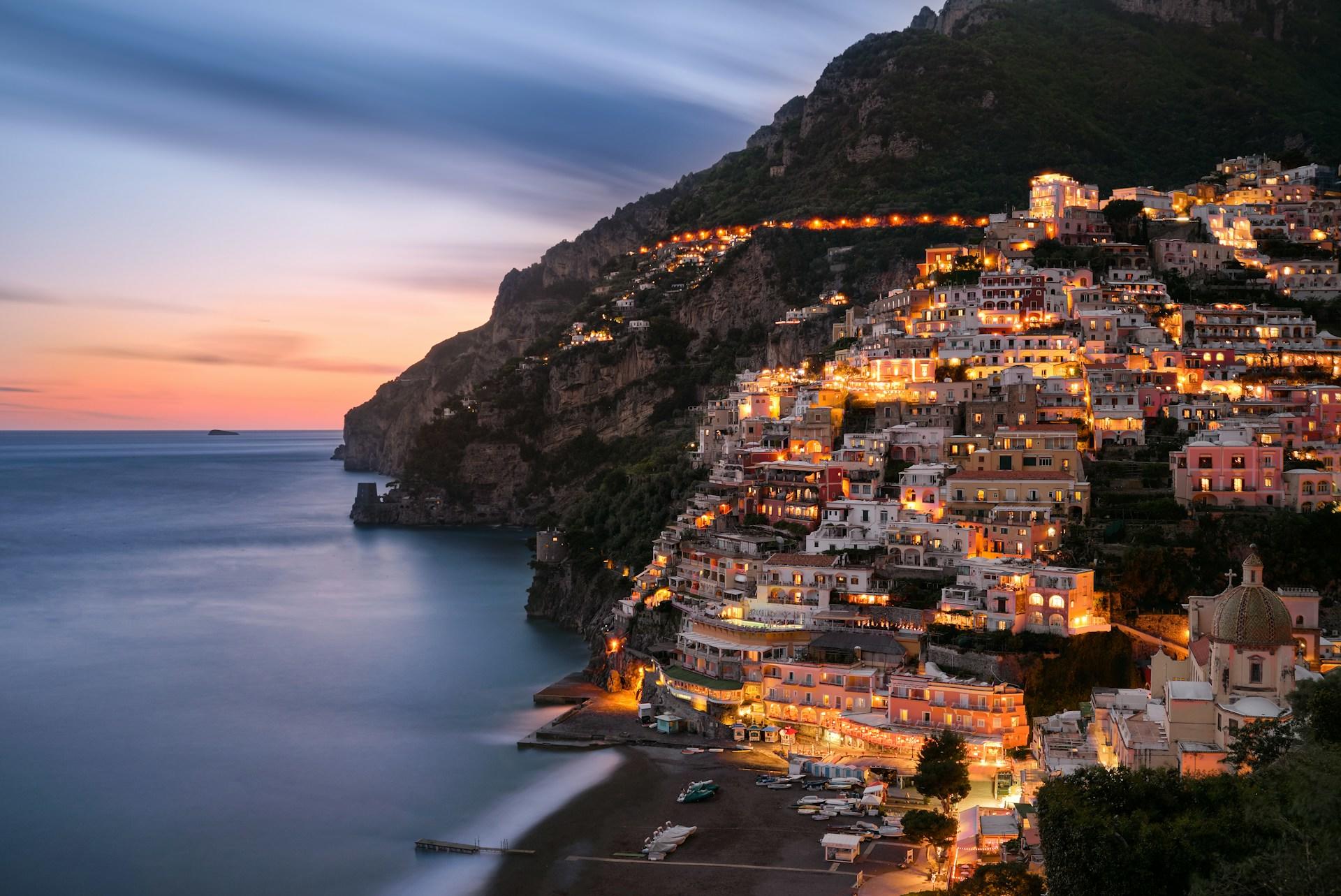 Positano ville d'Italie côte